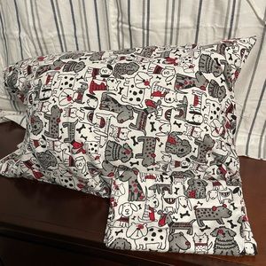 Dog lovers pillow case
